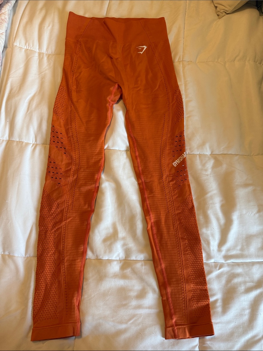 Gymshark women’s  Rust Orange Seamless Leggings